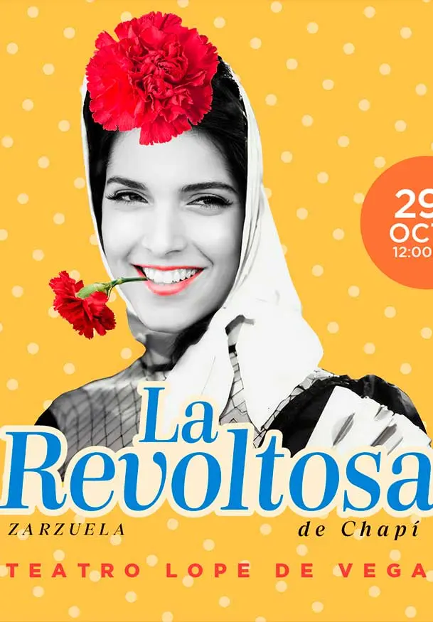 Cartel de Orquesta Clásica Santa Cecilia: Zarzuela La Revoltosa