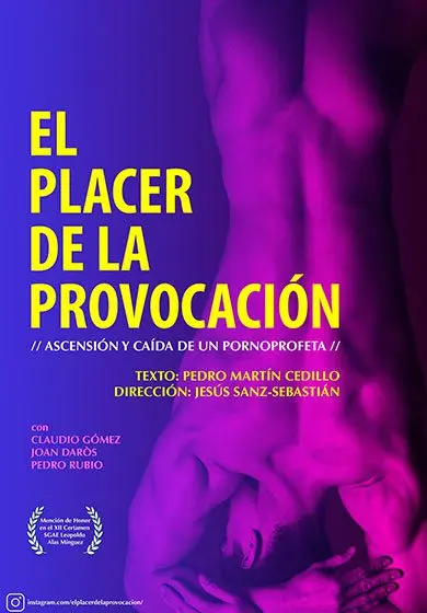 Cartel de El placer de la provocación