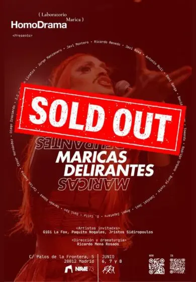 Cartel de Maricas delirantes