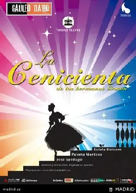 Cartel de La Cenicienta - Tiovivo Teatro