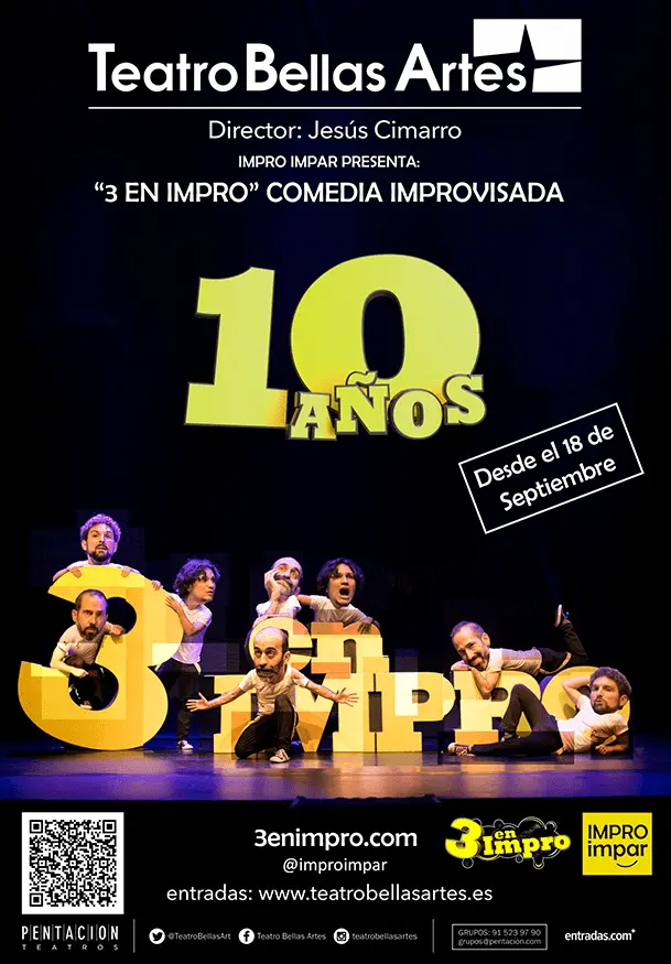Cartel de 3 en Impro