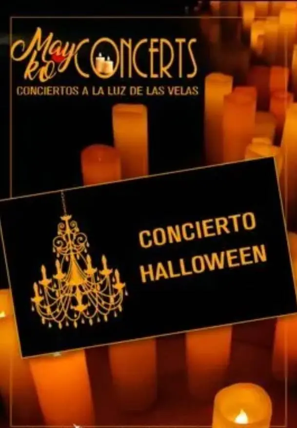 Cartel de Mayko Concerts, Concierto Halloween a la luz de las velas