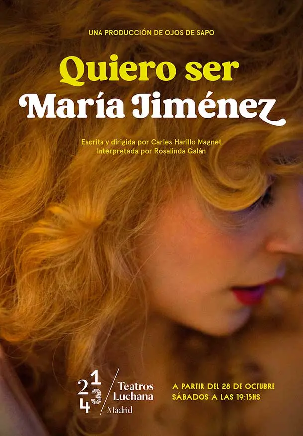 Cartel de Quiero ser María Jiménez