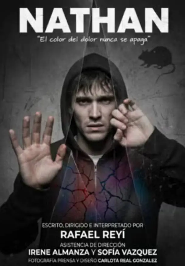 Cartel de Nathan. El color del dolor nunca se apaga