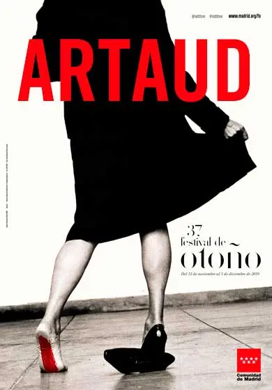 Cartel de Sergio Boris: Artaud