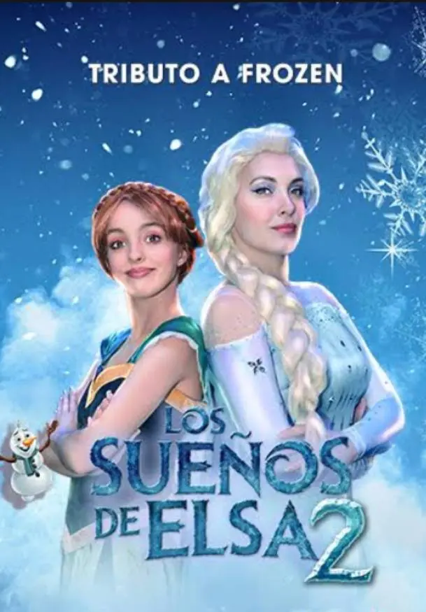 Cartel de Los sueños de Elsa 2. Tributo a Frozen