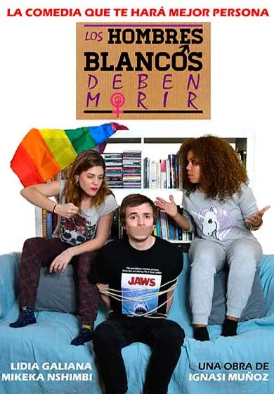 Cartel de Los hombres blancos deben morir