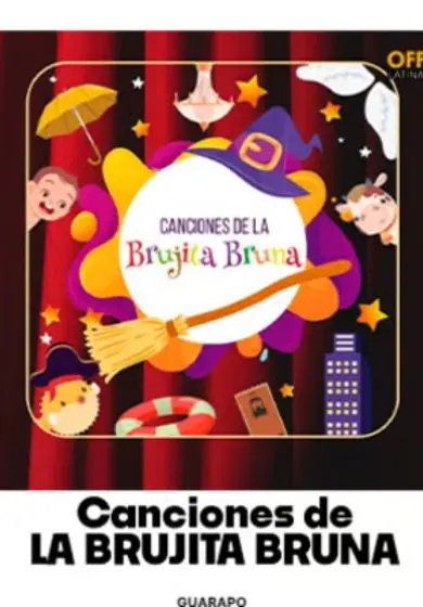 Cartel de Canciones de la Brujita Bruna