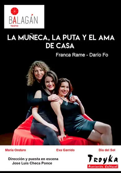 Cartel de La muñeca, la puta y el ama de casa