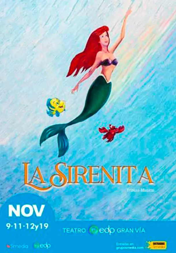 Cartel de La Sirenita, tributo musical