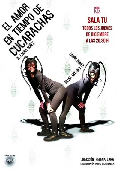 Cartel de El amor en tiempos de cucarachas