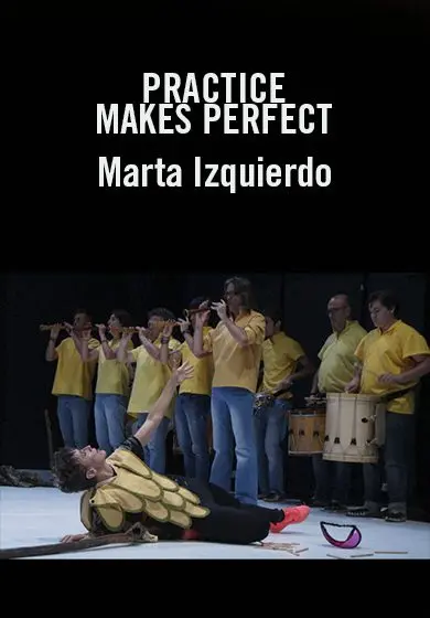 Cartel de Practice makes perfect