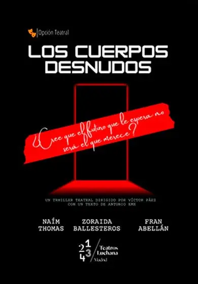 Cartel de Los cuerpos desnudos