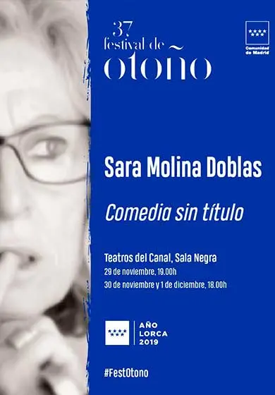 Cartel de Sara Molina: Comedia sin título