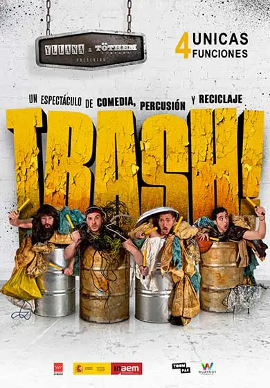 Cartel de Yllana & Töthem: Trash!