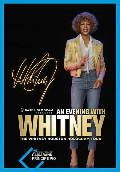 Cartel de Whitney Houston hologram Tour