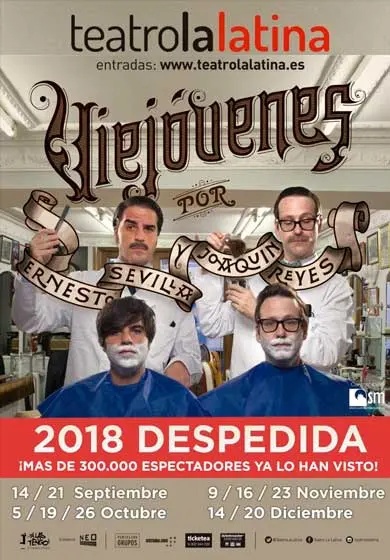 Cartel de Viejóvenes, Joaquín Reyes + Ernesto Sevilla
