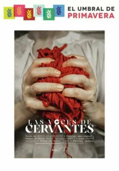 Cartel de Las voces de Cervantes