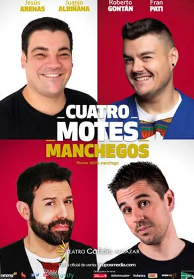 Cartel de Cuatro motes manchegos
