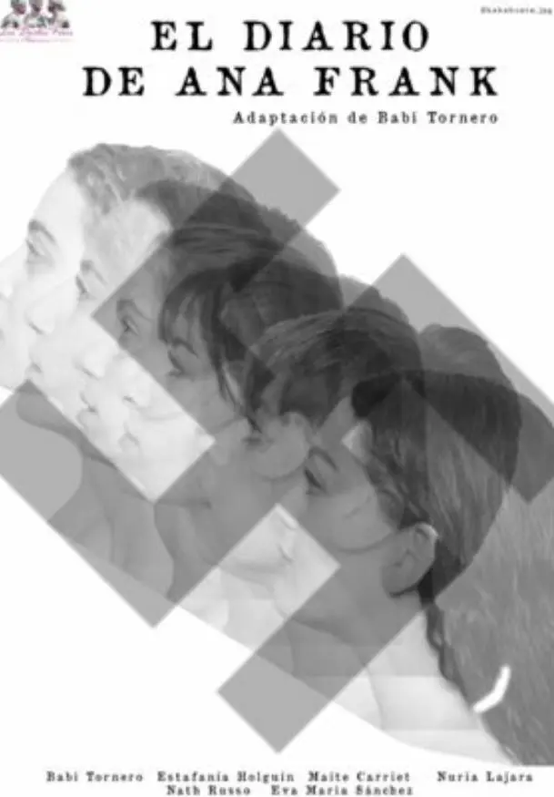 Cartel de Las Barbas Rosas: El diario de Ana Frank