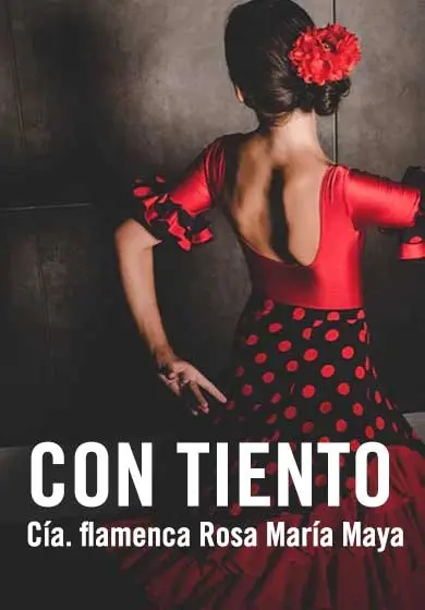 Cartel de Cía. flamenca Rosa María Maya: Con Tiento