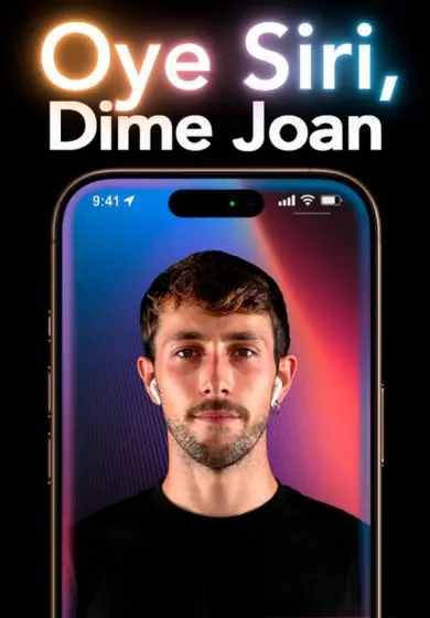 Cartel de Oye Siri, dime Joan