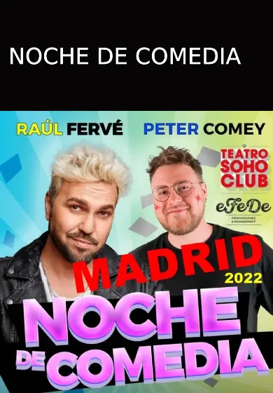 Cartel de Noche de comedia