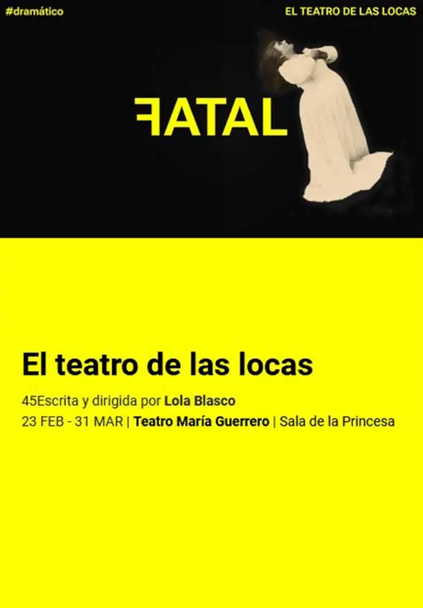 Cartel de El teatro de las locas