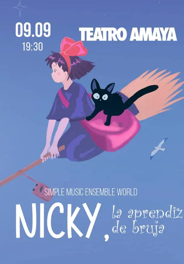 Cartel de Nicky, la aprendiz de bruja