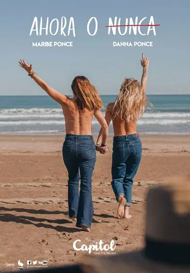 Cartel de Maribe y Danna Ponce: Ahora o nunca