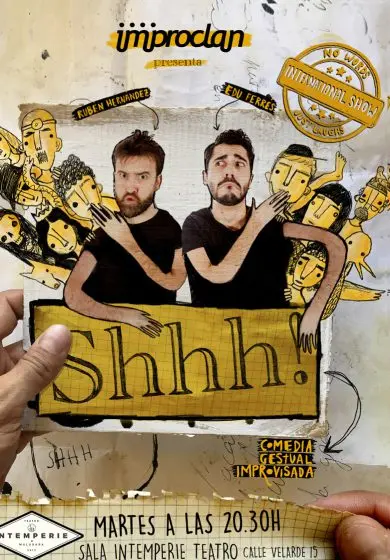 Cartel de Improclan: Shhh!
