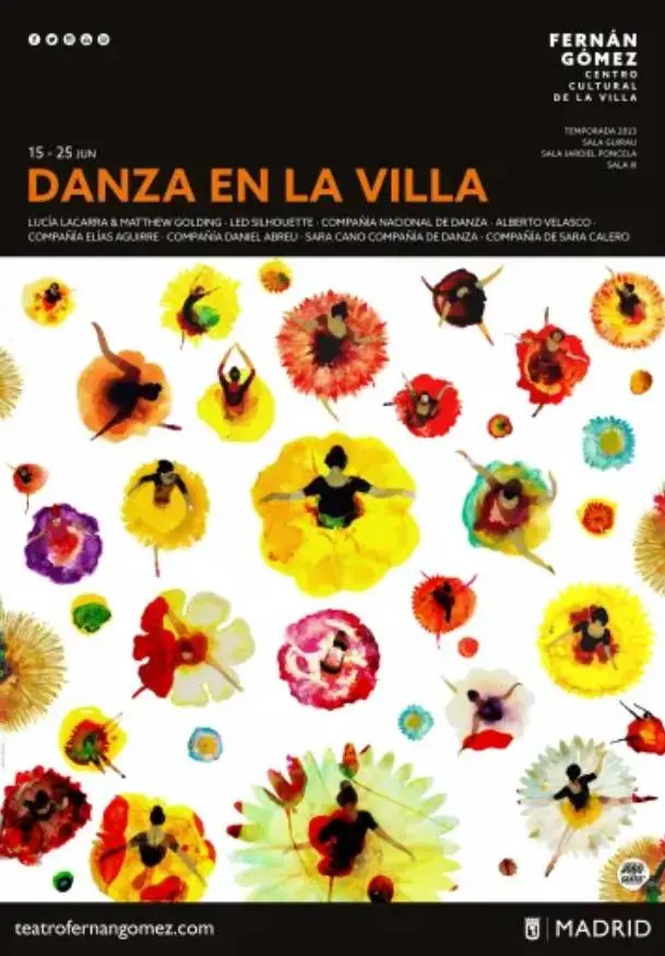 Cartel de Festival Danza en la Villa 2023