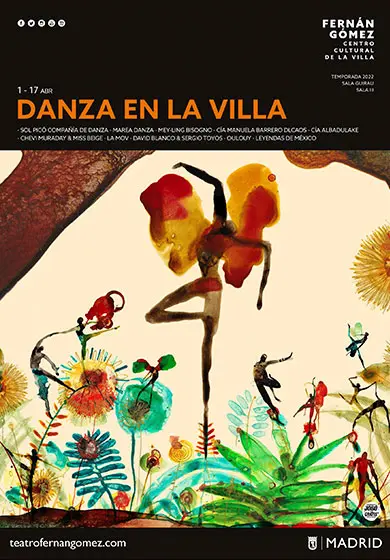 Cartel de Danza en la Villa