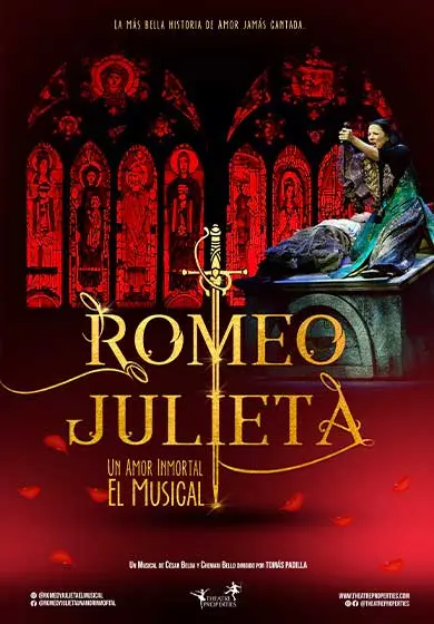 Cartel de Romeo y Julieta, el musical