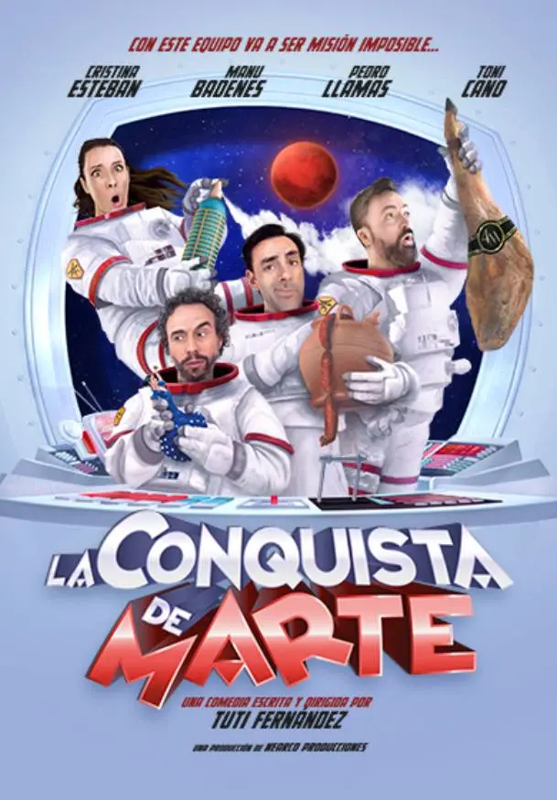 Cartel de La conquista de Marte