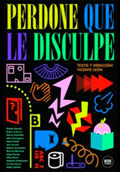 Cartel de Perdone que le disculpe
