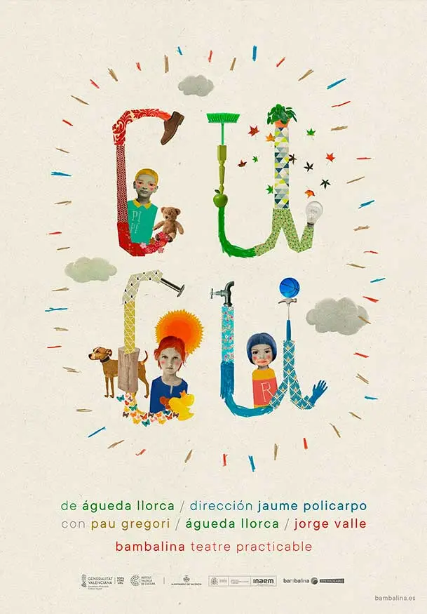 Cartel de Bambalina Teatre Practicable: CU-CU