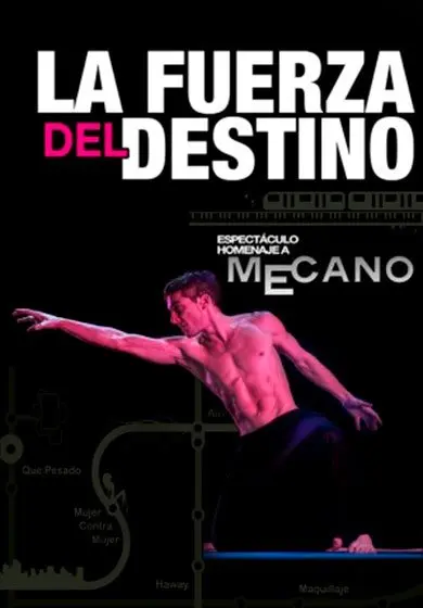 Cartel de La Fuerza del Destino: Homenaje a Mecano