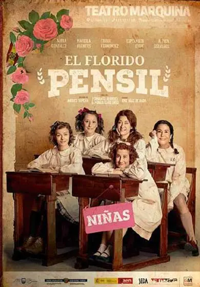 Cartel de El florido pénsil “Niñas”