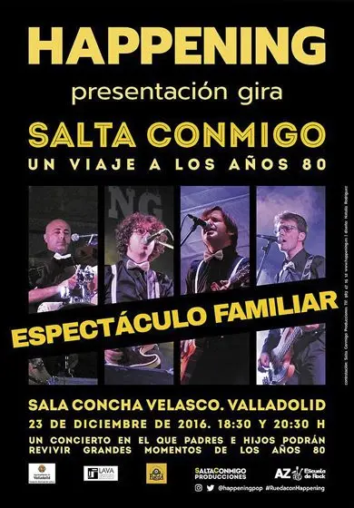 Cartel de Salta conmigo: un viaje a los 80