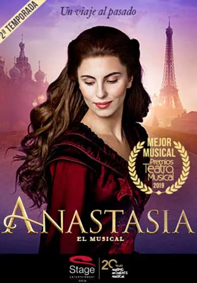 Cartel de Anastasia, el musical