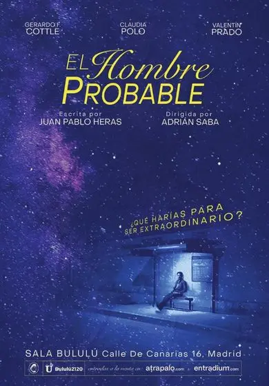 Cartel de El hombre probable