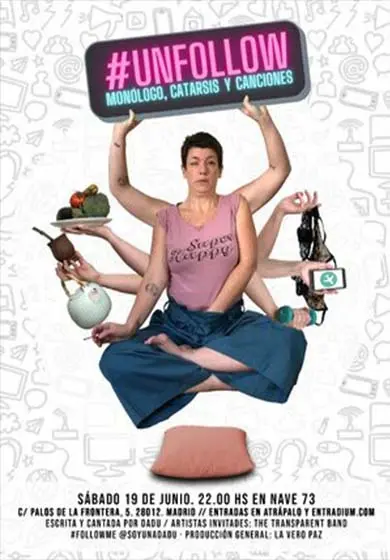 Cartel de #Unfollow