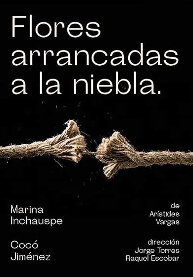 Cartel de Flores arrancadas a la niebla