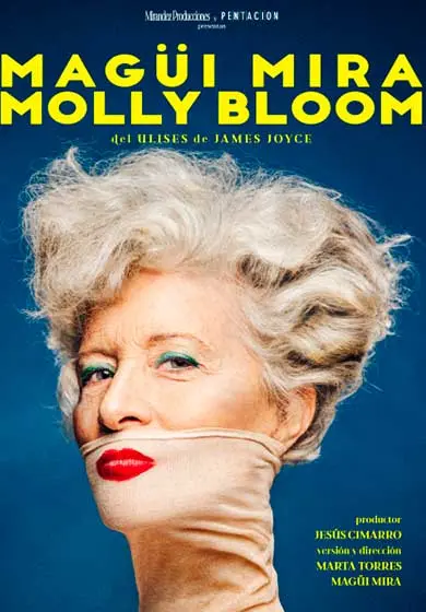 Cartel de Magüi Mira: Molly Bloom