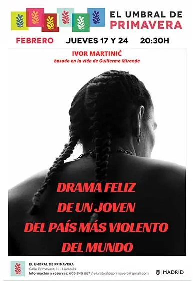 Cartel de Drama feliz de un joven del país más violento del mundo
