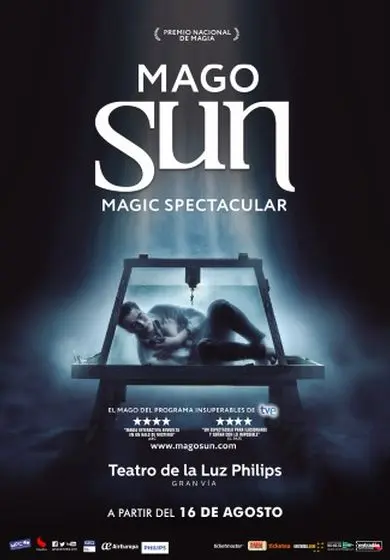 Cartel de Magic Spectacular - Mago Sun