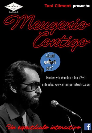 Cartel de Meugenio contigo