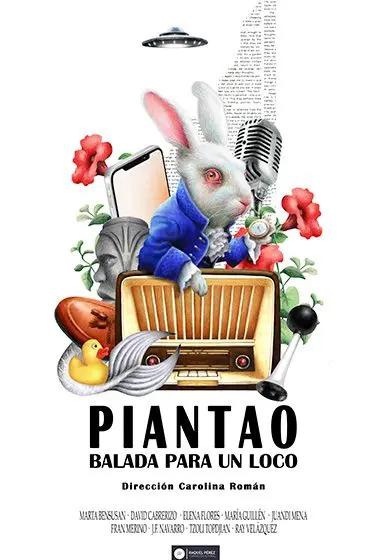Cartel de Piantao. Balada para un loco