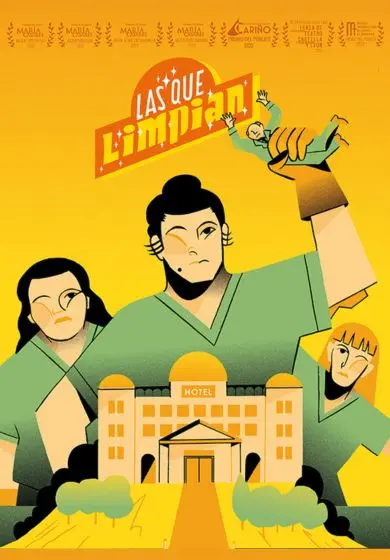 Cartel de Las que limpian / As que limpan
